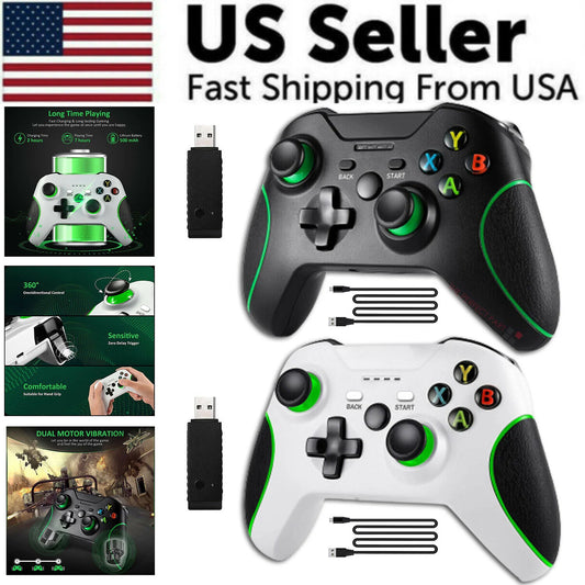 Wireless Controller for Microsoft Xbox One / S / X / E / Windows 7 8 10 PC 2.4G